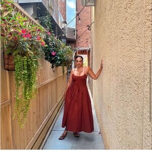 NWT Pleated Midi Dress